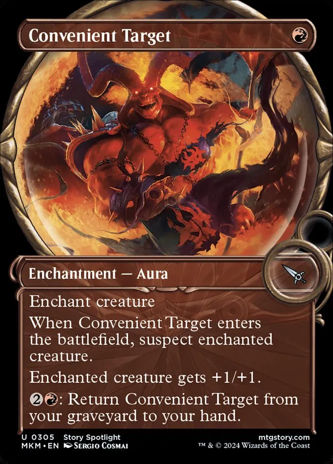 2024 Murders at Karlov Manor Convenient Target [Showcase] uncommon #305 uncommon card image