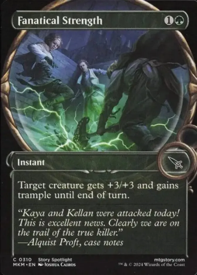 2024 Murders at Karlov Manor Fanatical Strength [Showcase] common #310 common card image