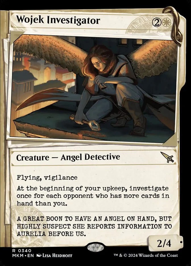 2024 Murders at Karlov Manor Wojek Investigator [Showcase] rare #340 rare card image