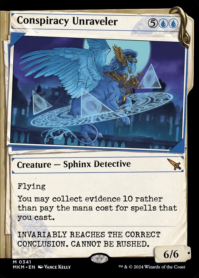 2024 Murders at Karlov Manor Conspiracy Unraveler [Showcase] mythic #341 mythic card image