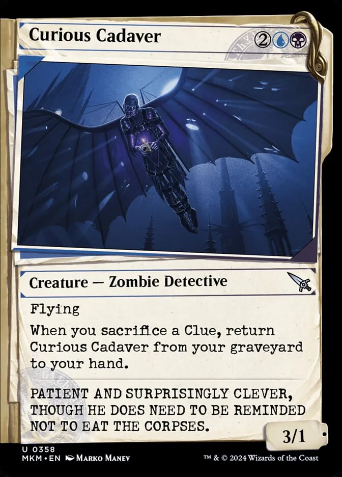 2024 Murders at Karlov Manor Curious Cadaver [Showcase] uncommon #358 uncommon card image