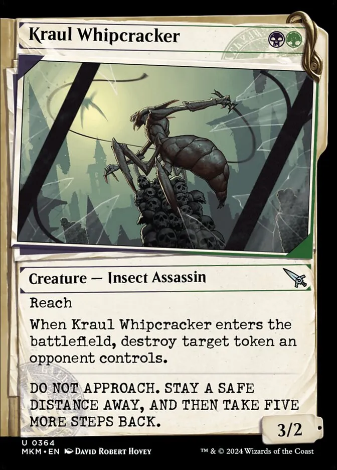 2024 Murders at Karlov Manor Kraul Whipcracker [Showcase] uncommon #364 uncommon card image