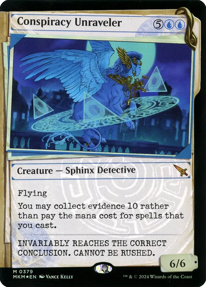 2024 Murders at Karlov Manor Conspiracy Unraveler #379 mythic card image