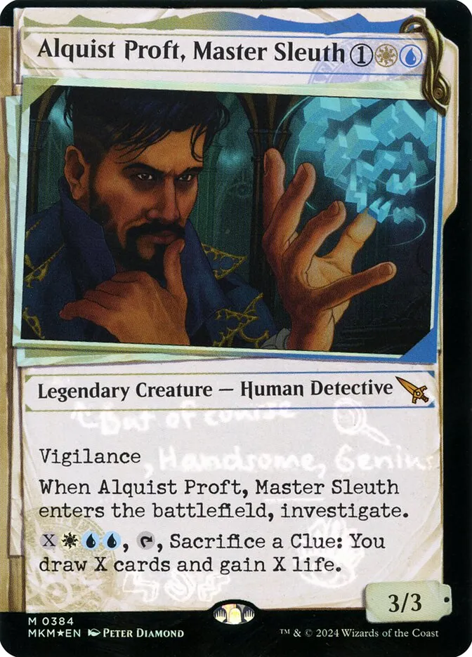 2024 Murders at Karlov Manor Alquist Proft, Master Sleuth #384 mythic card image
