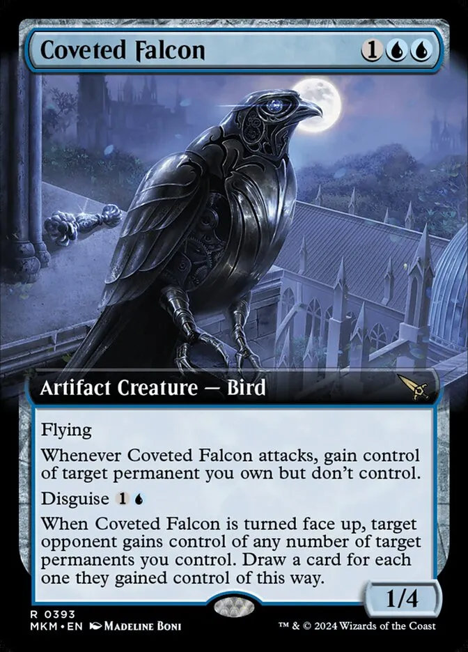 2024 Murders at Karlov Manor Coveted Falcon rare #393 rare card image