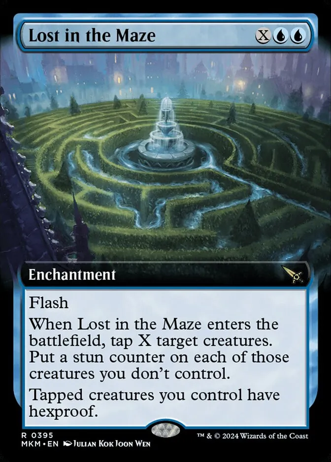 2024 Murders at Karlov Manor Lost in the Maze rare #395 rare card image