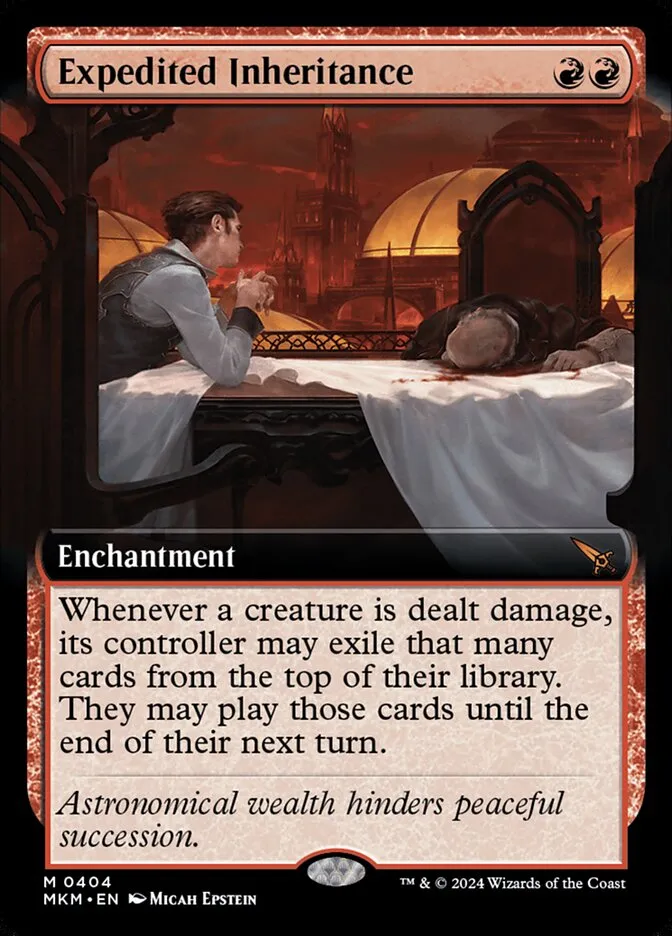 2024 Murders at Karlov Manor Expedited Inheritance mythic #404 mythic card image