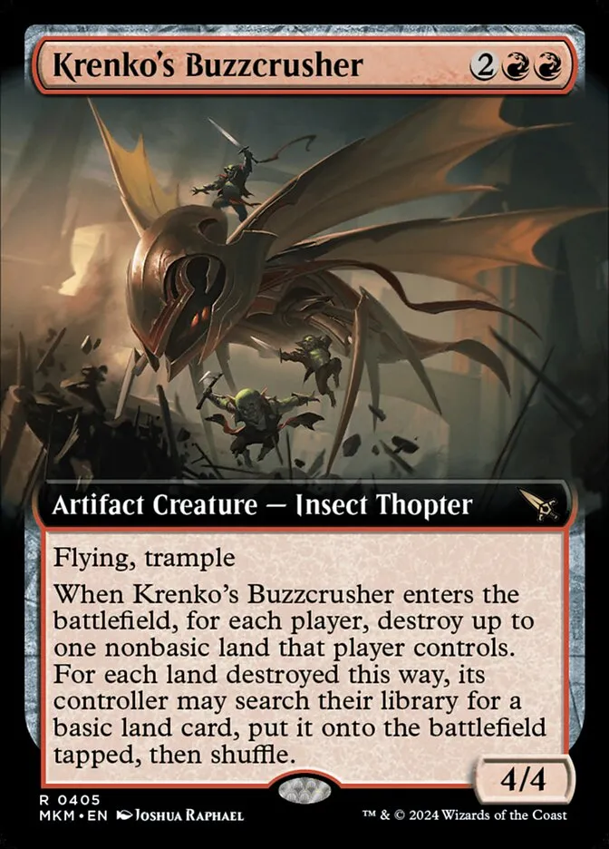 2024 Murders at Karlov Manor Krenko's Buzzcrusher rare #405 rare card image