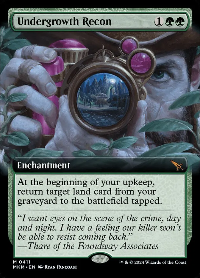 2024 Murders at Karlov Manor Undergrowth Recon mythic #411 mythic card image