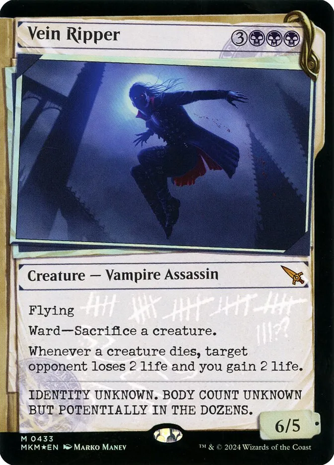 2024 Murders at Karlov Manor Vein Ripper #433 mythic card image