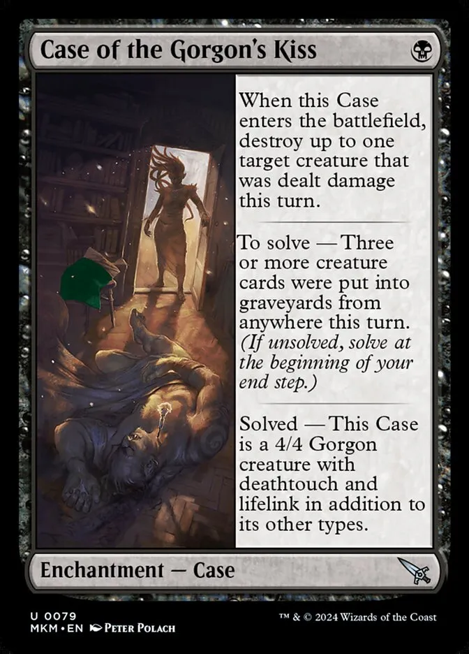 2024 Murders at Karlov Manor Case of the Gorgon's Kiss #79† uncommon card image