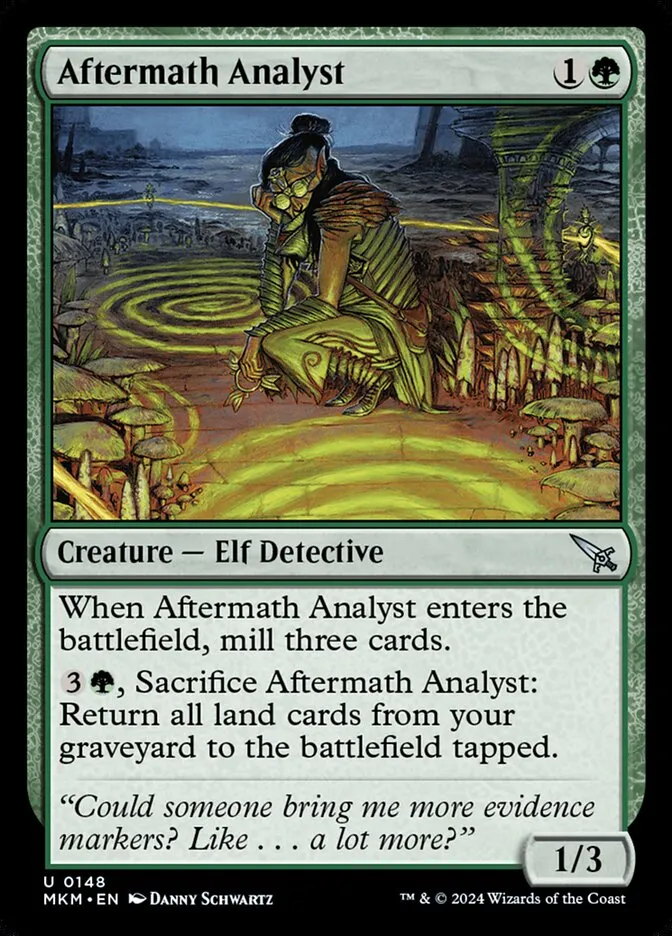 2024 Murders at Karlov Manor Aftermath Analyst #148 uncommon card image