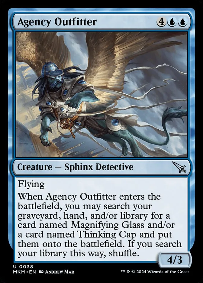 2024 Murders at Karlov Manor Agency Outfitter [Foil] uncommon #38 uncommon card image