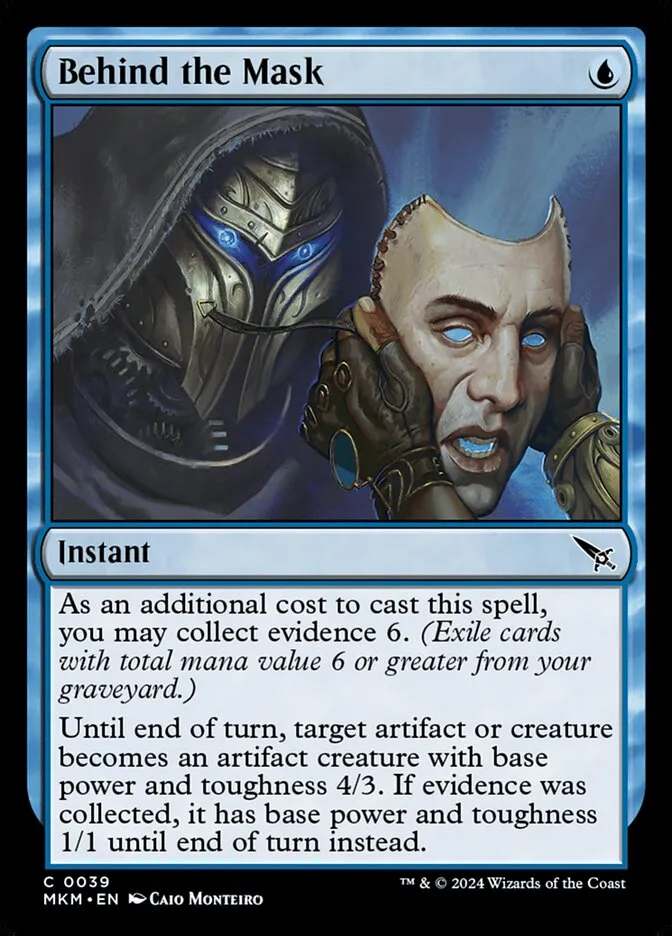 2024 Murders at Karlov Manor Behind the Mask [Foil] common #39 common card image