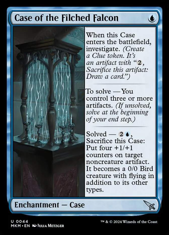 2024 Murders at Karlov Manor Case of the Filched Falcon [Foil] uncommon #44 uncommon card image