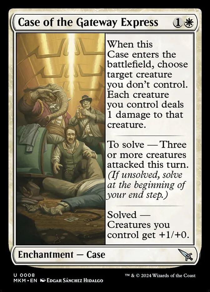 2024 Murders at Karlov Manor Case of the Gateway Express [Foil] uncommon #8 uncommon card image