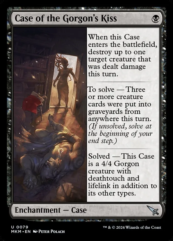 2024 Murders at Karlov Manor Case of the Gorgon's Kiss [Foil] uncommon #79 uncommon card image