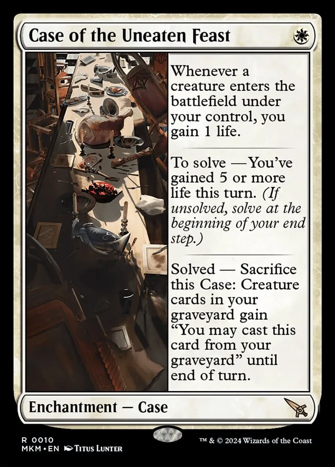 2024 Murders at Karlov Manor Case of the Uneaten Feast [Foil] rare #10 rare card image