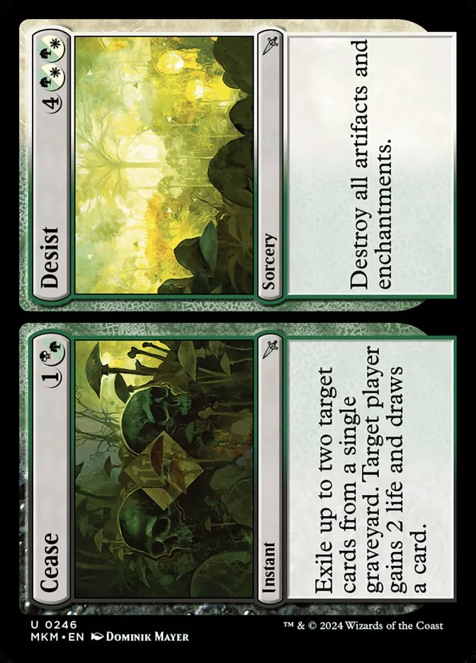 2024 Murders at Karlov Manor Cease // Desist #246 uncommon card image