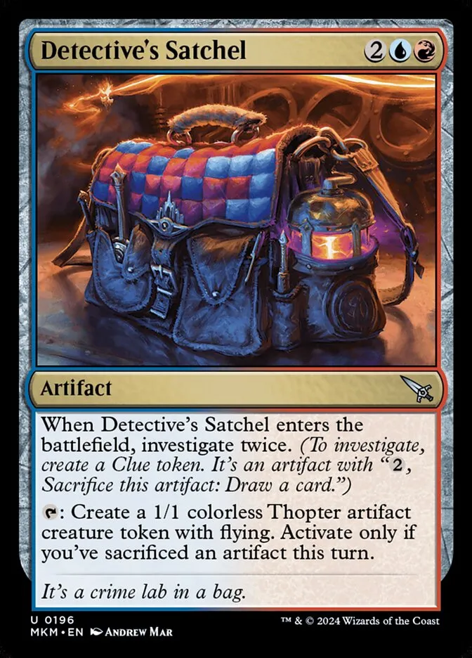 2024 Murders at Karlov Manor Detective's Satchel #196 uncommon card image