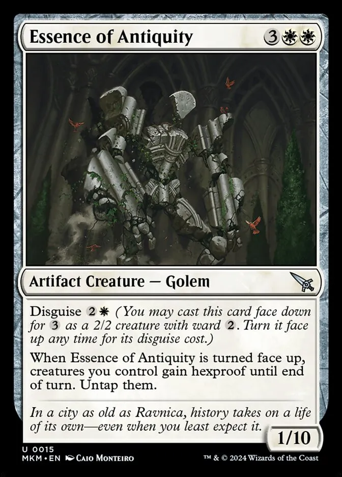 2024 Murders at Karlov Manor Essence of Antiquity [Foil] uncommon #15 uncommon card image
