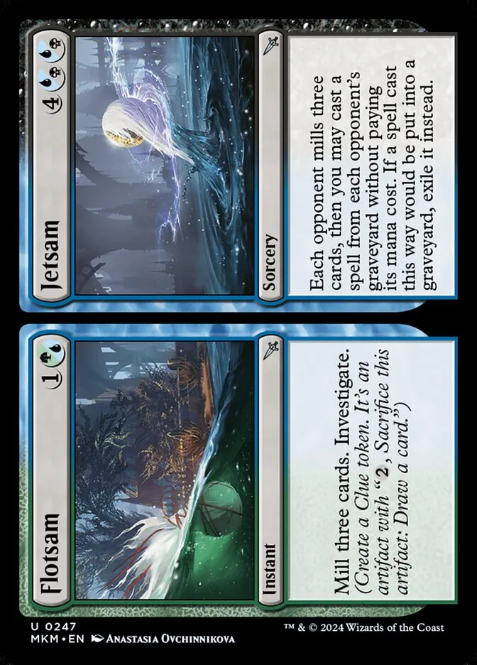 2024 Murders at Karlov Manor Flotsam // Jetsam #247 uncommon card image