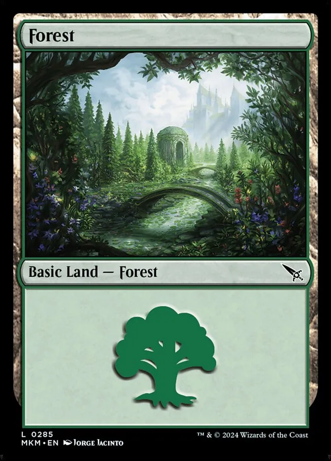 2024 Murders at Karlov Manor Forest #285 common card image