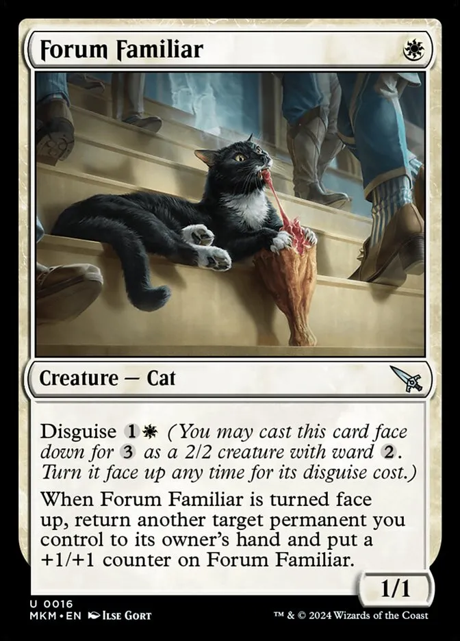 2024 Murders at Karlov Manor Forum Familiar [Foil] uncommon #16 uncommon card image
