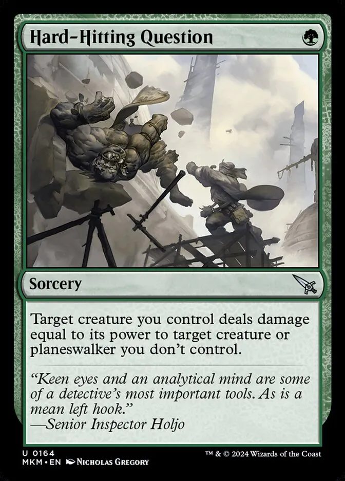 2024 Murders at Karlov Manor Hard-Hitting Question #164 uncommon card image