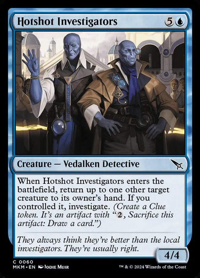 2024 Murders at Karlov Manor Hotshot Investigators [Foil] common #60 common card image