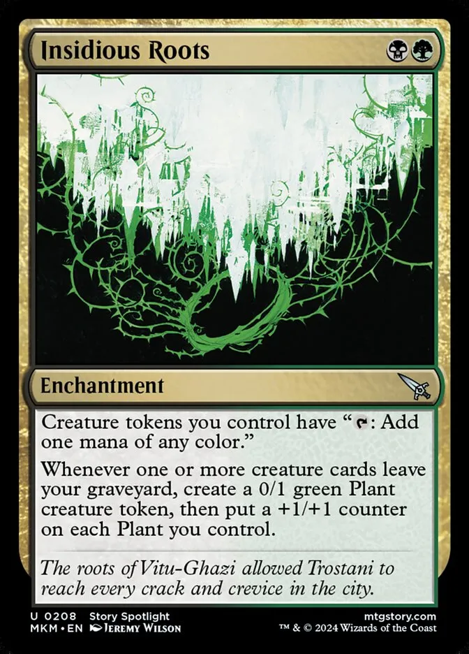 2024 Murders at Karlov Manor Insidious Roots #208 uncommon card image