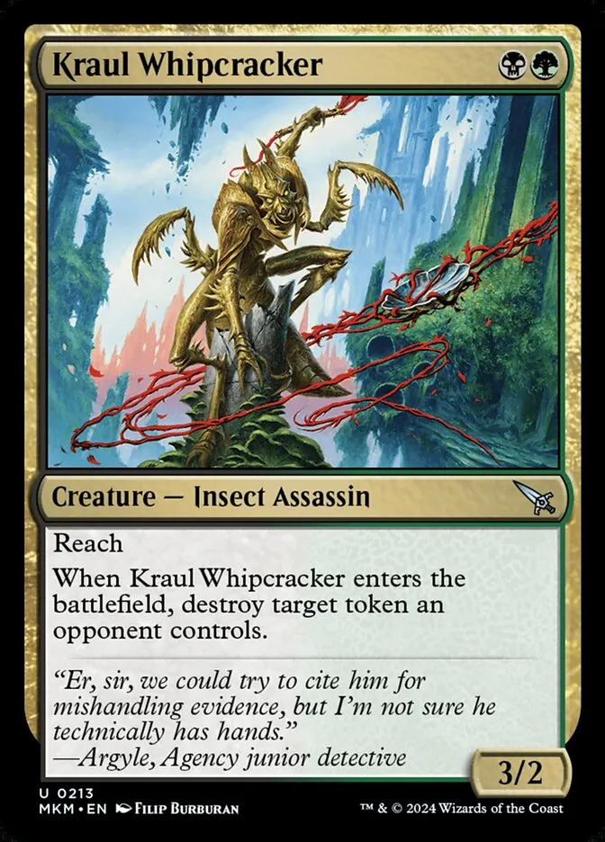 2024 Murders at Karlov Manor Kraul Whipcracker #213 uncommon card image