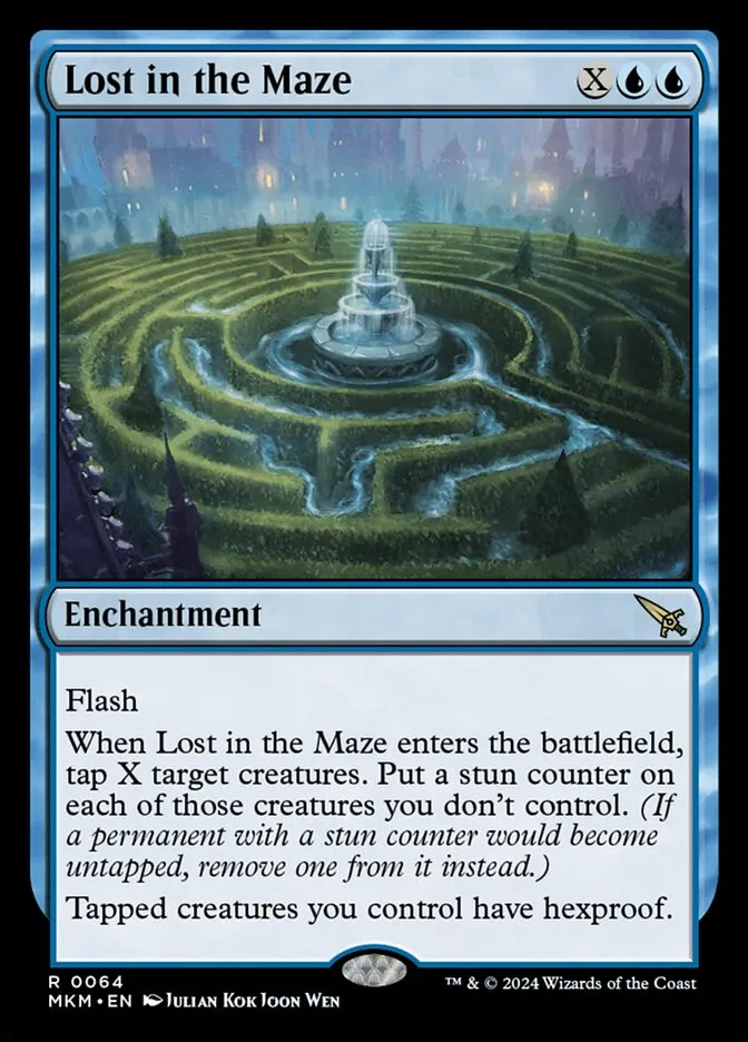 2024 Murders at Karlov Manor Lost in the Maze [Foil] rare #64 rare card image