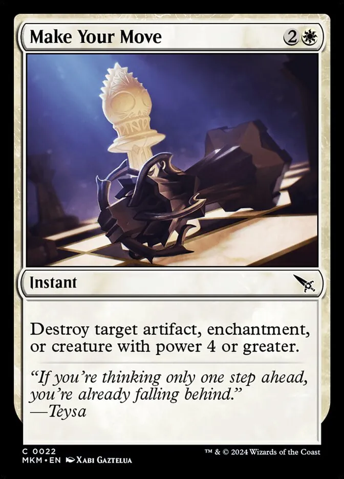 2024 Murders at Karlov Manor Make Your Move [Foil] common #22 common card image
