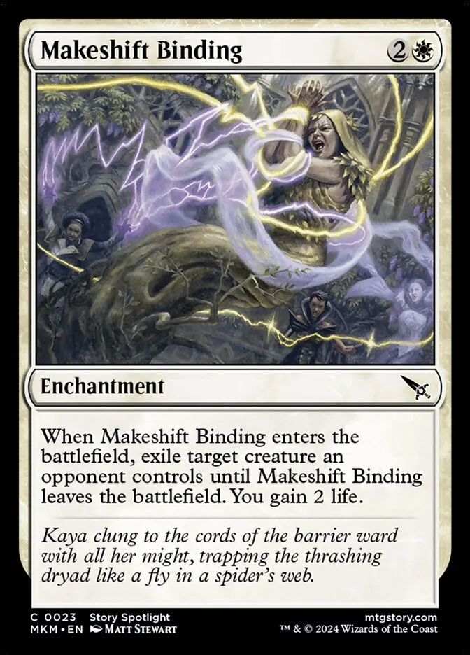 2024 Murders at Karlov Manor Makeshift Binding [Foil] common #23 common card image