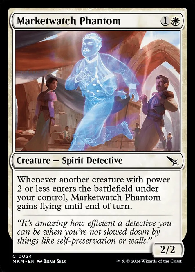 2024 Murders at Karlov Manor Marketwatch Phantom [Foil] common #24 common card image