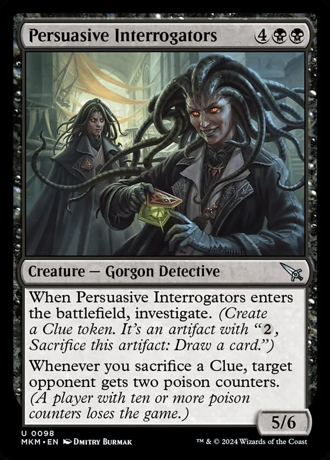 2024 Murders at Karlov Manor Persuasive Interrogators #98 uncommon card image