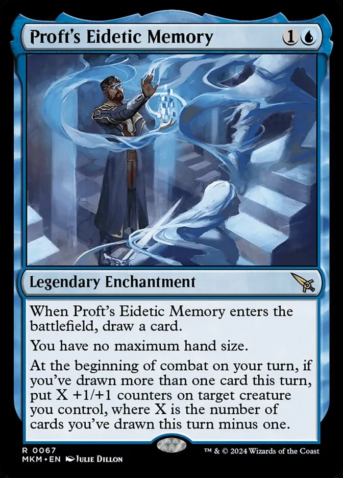 2024 Murders at Karlov Manor Proft's Eidetic Memory [Foil] rare #67 rare card image