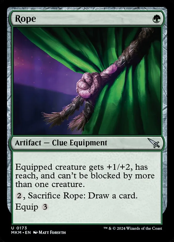 2024 Murders at Karlov Manor Rope #173 uncommon card image