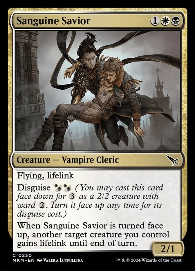 2024 Murders at Karlov Manor Sanguine Savior #230 common card image