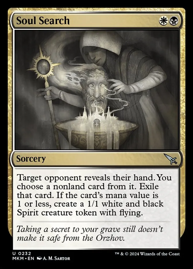 2024 Murders at Karlov Manor Soul Search #232 uncommon card image