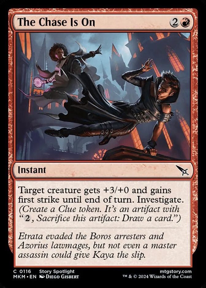 2024 Murders at Karlov Manor The Chase Is On common #116 common card image