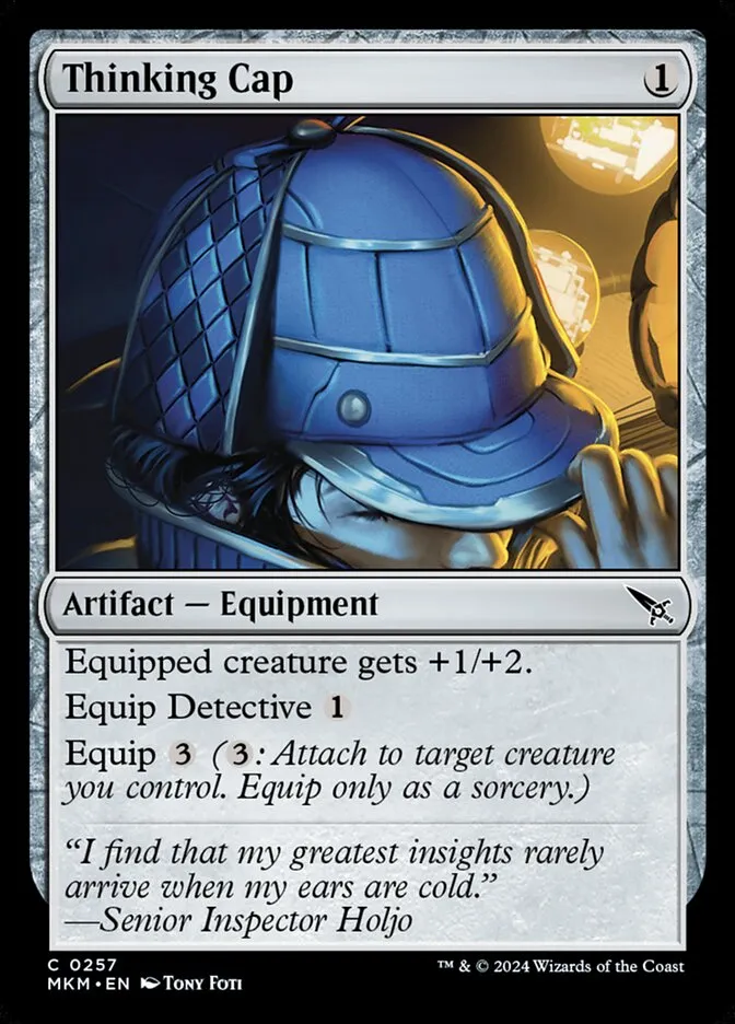 2024 Murders at Karlov Manor Thinking Cap #257 common card image
