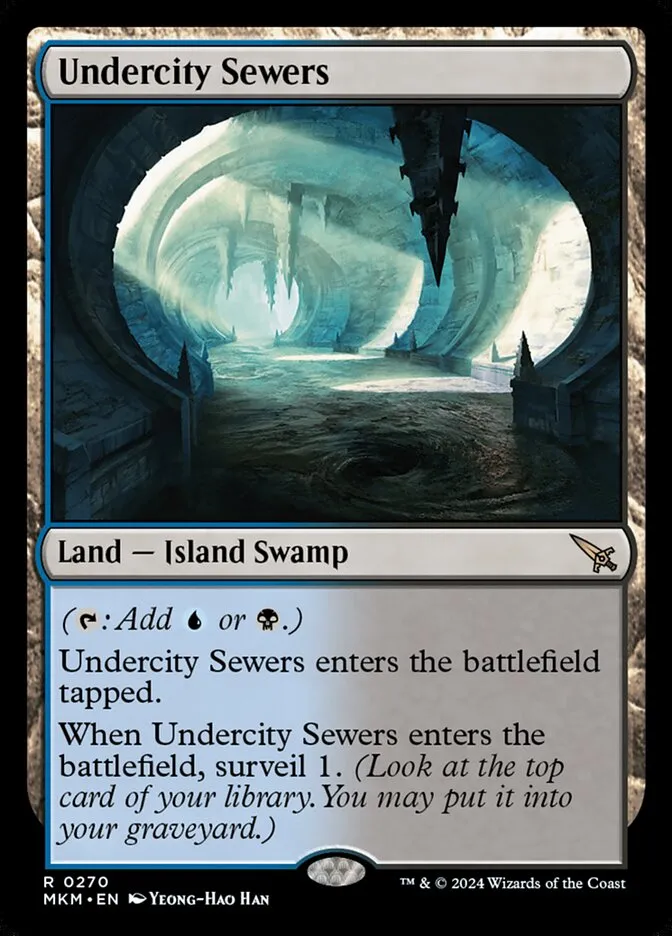 2024 Murders at Karlov Manor Undercity Sewers [Foil] rare #270 rare card image