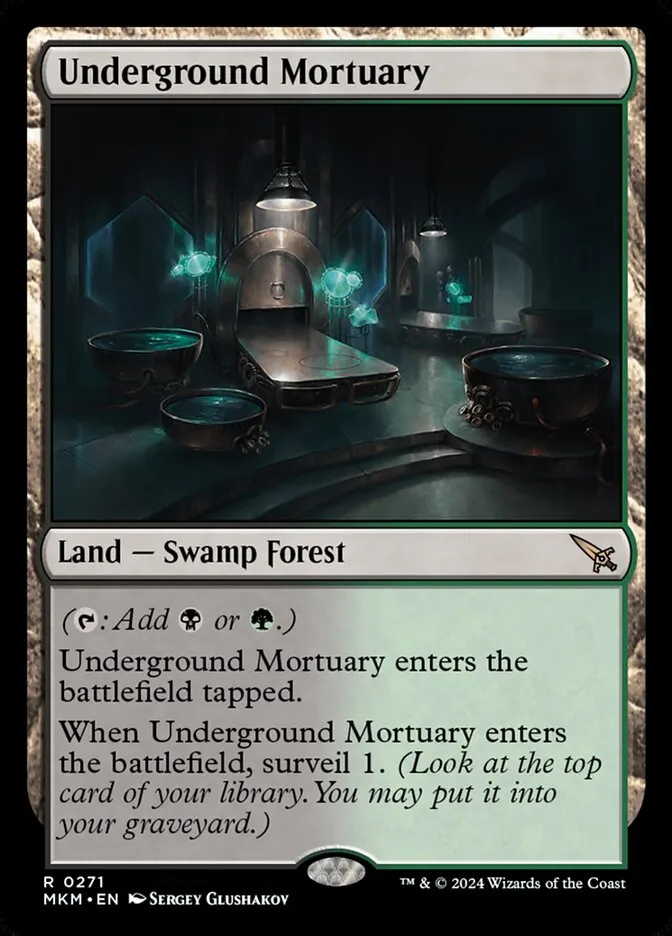 2024 Murders at Karlov Manor Underground Mortuary [Foil] rare #271 rare card image