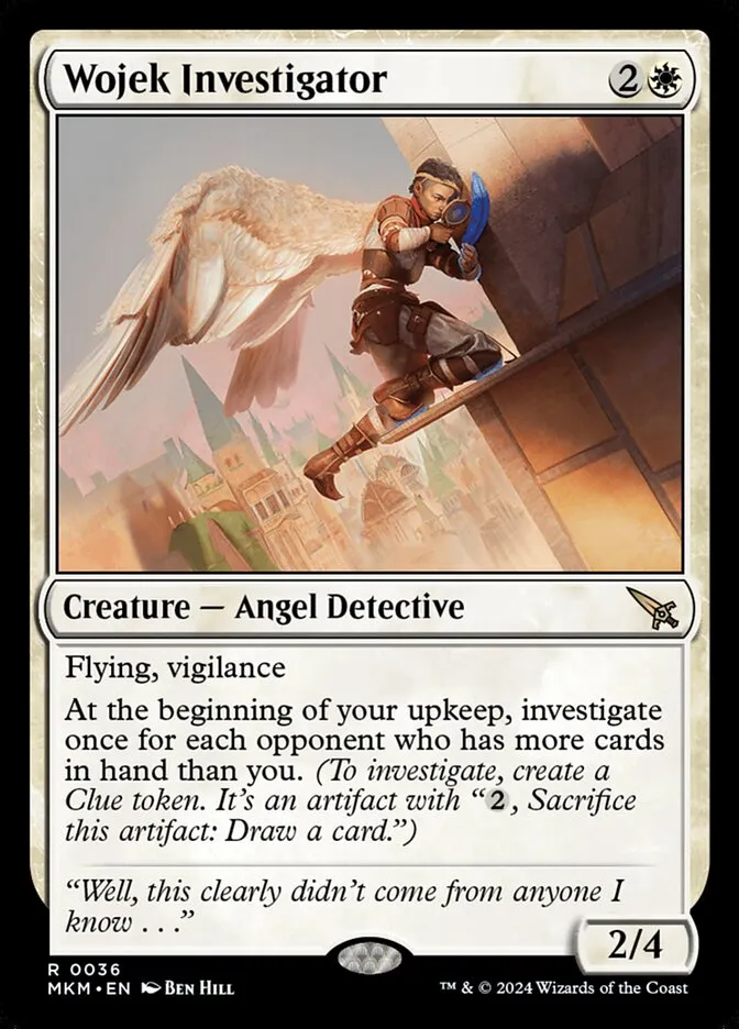 2024 Murders at Karlov Manor Wojek Investigator [Foil] rare #36 rare card image