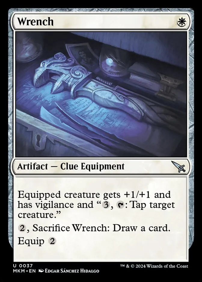 2024 Murders at Karlov Manor Wrench [Foil] uncommon #37 uncommon card image