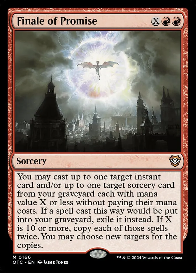 2024 Outlaws of Thunder Junction Commander Finale of Promise #166 mythic card image