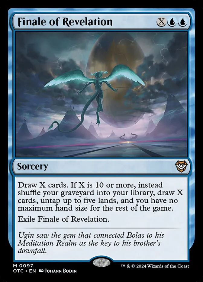2024 Outlaws of Thunder Junction Commander Finale of Revelation #97 mythic card image