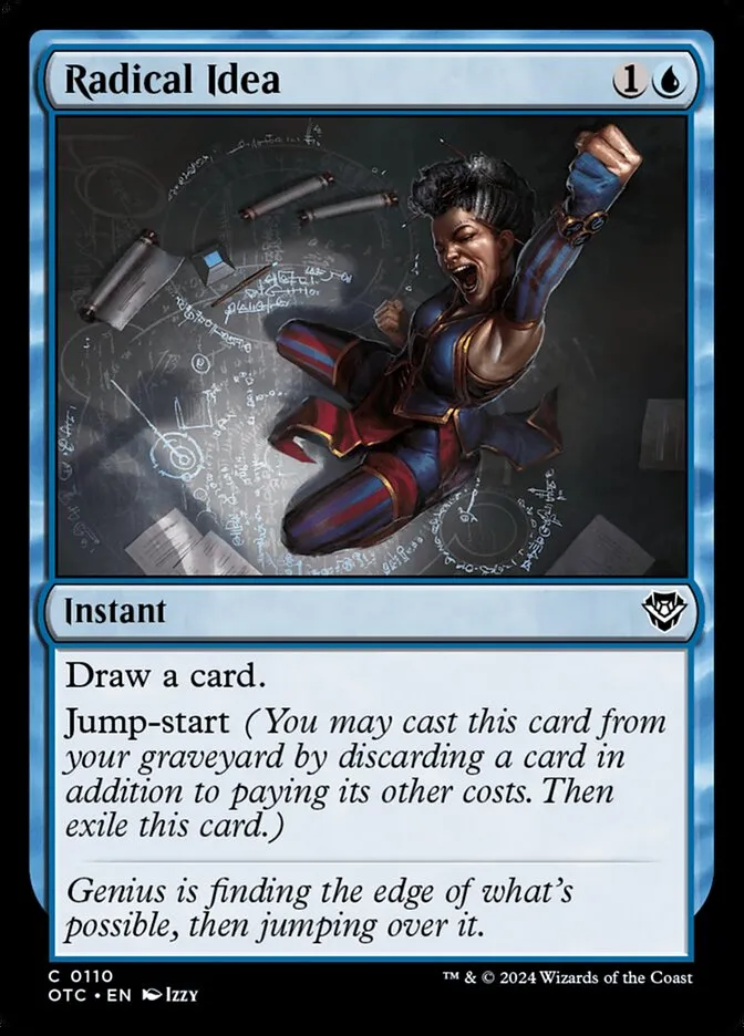 2024 Outlaws of Thunder Junction Commander Radical Idea common #110 common card image